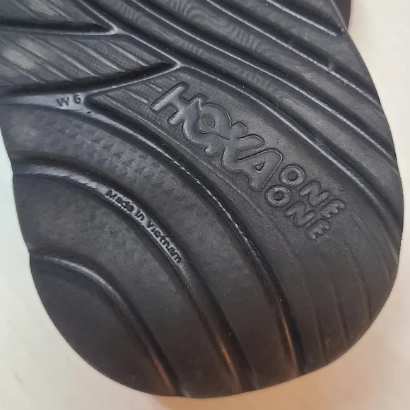 HOKA Women's Black Ora Recovery Flip Flop Sz 6 - Picture 10 of 14